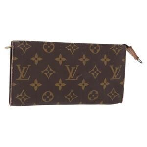 LOUIS VUITTON Monogram Bucket GM Accessory Pouch LV Auth th6538